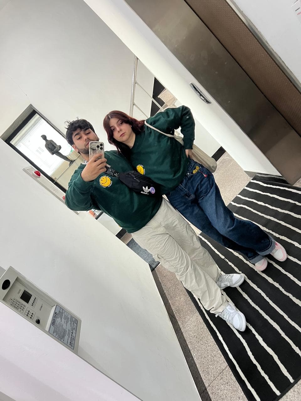 Javi y Maxi en un selfie casero